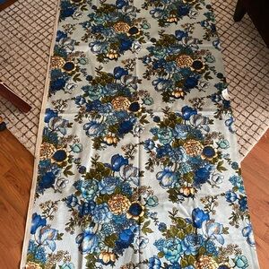 Vintage 1974 Velvet Upholstery Fabric